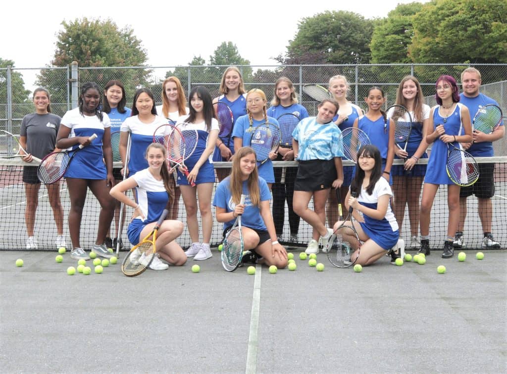 Varsity girls tennis, 2021-22