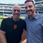 Baseball and business,Erik Kratz, catcher for the San Francisco Giants and EMS dad, and Justin King, high school principal