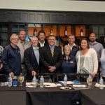 Dave Bechler recognized by VISAA executive committee, May 2019.