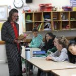 Susan Melendez teaching sixth grade language arts