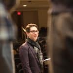 Paul Smith,  author of the Voces8 Method, leads a workshop with EMS Touring Choir, February 2020