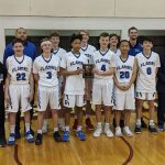 The JV Boys Basketball team clinched a VIC championship on February 22, 2020, defeating North Cross 62-44