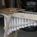 The marimba project partially completed.