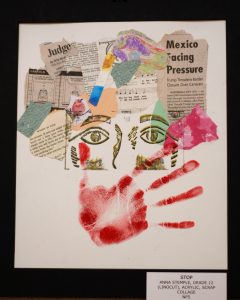 Anna Stemple, 12, Stop, Mixed Media Collage