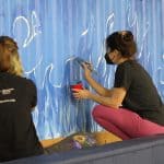 Wildfire mural painting