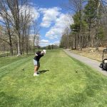 Golf and Business at Fisher Mountain Golf Course, Pendleton County, W. Va.