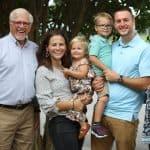 Dr. Justin Weirich with his wife Sarah and family