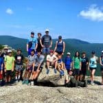 Cross country team hikes Old Rag, 2021