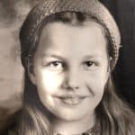 Helen Shank Trumbo in 5th grade, 10 years old. Photo courtesy of Joe Alderfer.