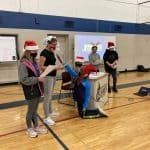 Middle school Christmas Fund Drive chapel