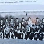 The first boys varsity soccer team, fall of 1967
