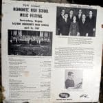 Schools traveled to Harrisonburg for the 5th annual Mennonite High School choral festival in 1967