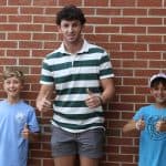 Luke Rogers '23 and his "littles" for the 2022-23 school year