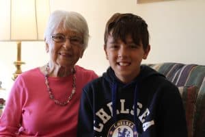 Dorothy Shank with grandson Levi